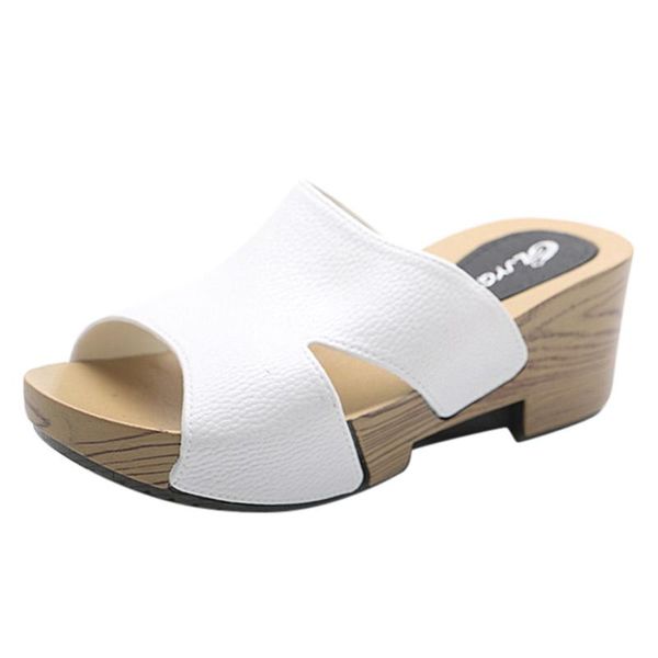 sagace slippers women summer leather summer shoes woman slides slippers high-heeled wedge heel platform shoes beach, Black
sagace slippers women summer leather summer shoes woman slides slippers high-heeled wedge heel platform shoes beach, Black