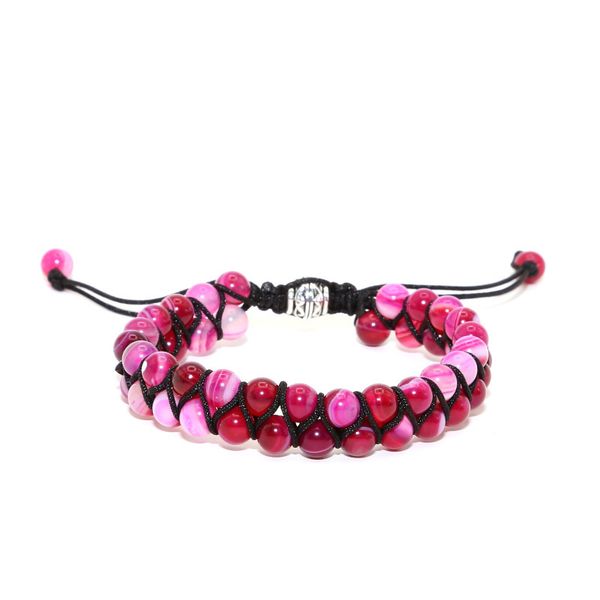 charm bracelets 6mm striped natural stone woven rope bracelet double layer product for men and women couples boho style, Golden;silver
charm bracelets 6mm striped natural stone woven rope bracelet double layer product for men and women couples boho style, Golden;silver