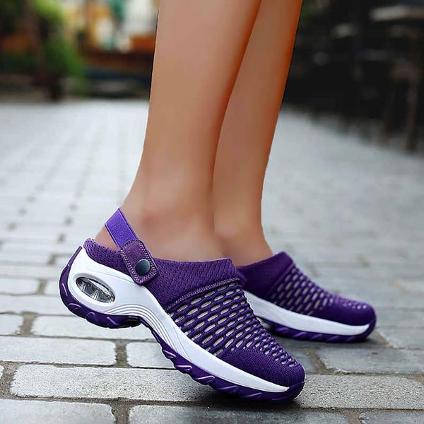 sandals women ankle-wrap summer breathable mesh casual shoes elastic strap a pedal lazy sport walking platform, Black
sandals women ankle-wrap summer breathable mesh casual shoes elastic strap a pedal lazy sport walking platform, Black