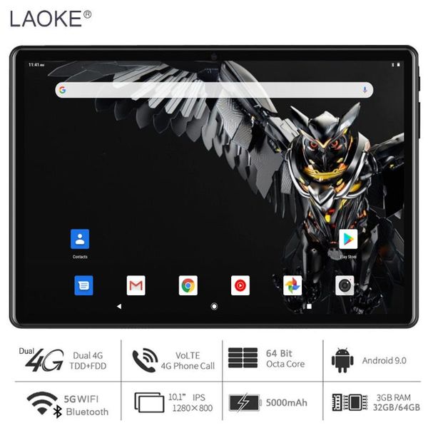 black 10 inch tablet octa core 3gb ram 64gb rom 1280x800 screen 4g lte phone call android 9 pie 5g wifi 5000mah battery gps
black 10 inch tablet octa core 3gb ram 64gb rom 1280x800 screen 4g lte phone call android 9 pie 5g wifi 5000mah battery gps