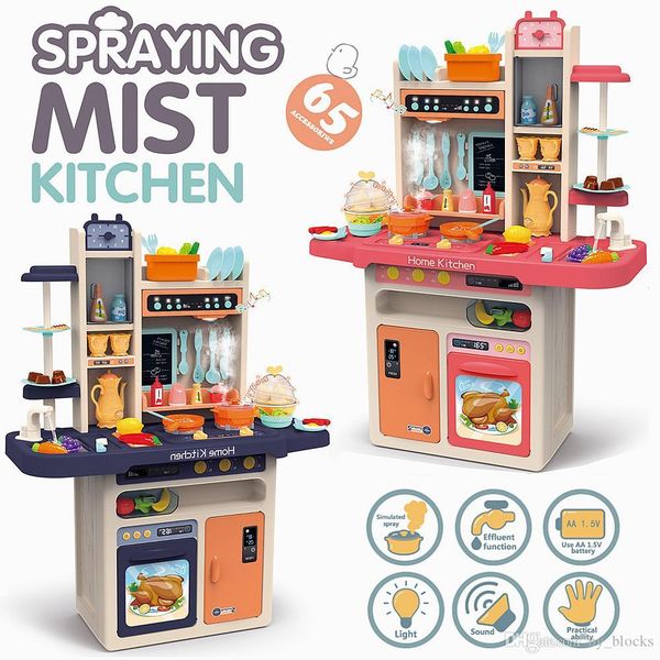 65pcs 93cm kids simulation kitchen set pretend play cooking spray water music light mini food toy girl baby christmas gift
65pcs 93cm kids simulation kitchen set pretend play cooking spray water music light mini food toy girl baby christmas gift