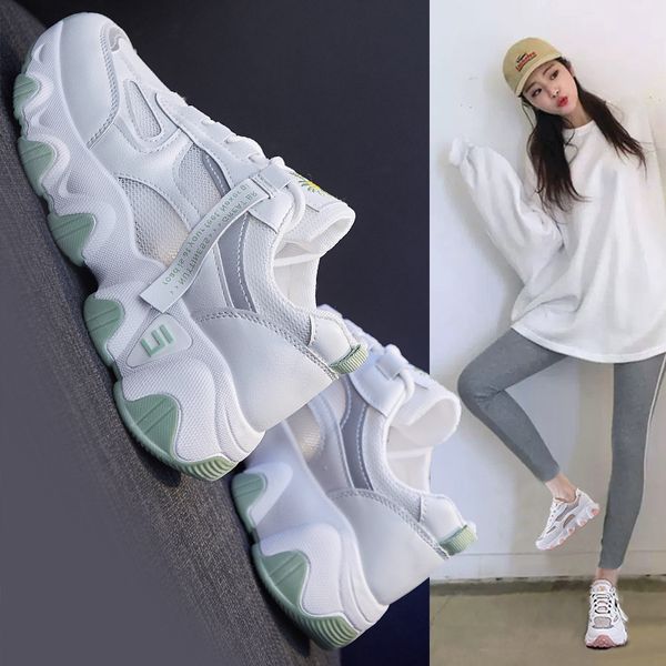 women chunky sneakers 2020 fashion platform sneakers ladies brand wedges casual shoes for woman leather sports dad shoes 5cm, Black
women chunky sneakers 2020 fashion platform sneakers ladies brand wedges casual shoes for woman leather sports dad shoes 5cm, Black