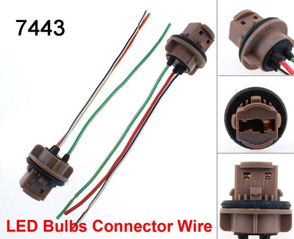 2pcs 7443 t20 led bulbs holder socket wire connector extension reverse sharness line 1156 1157 3156 7440 ba15s ba15d p21w
2pcs 7443 t20 led bulbs holder socket wire connector extension reverse sharness line 1156 1157 3156 7440 ba15s ba15d p21w