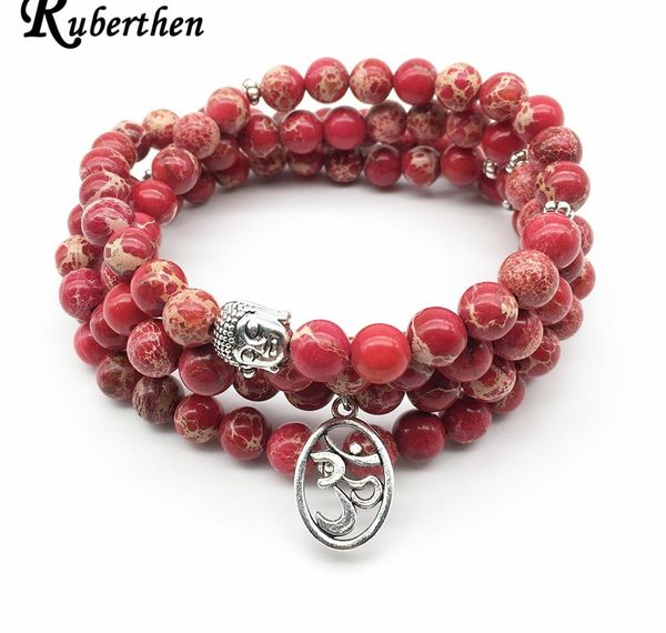 ruberthen fashion yoga ohm bracelet new design women`s healing spiritual jewelry trendy natural red regalite 108 mala bracelet003, Golden;silver
ruberthen fashion yoga ohm bracelet new design women`s healing spiritual jewelry trendy natural red regalite 108 mala bracelet003, Golden;silver
