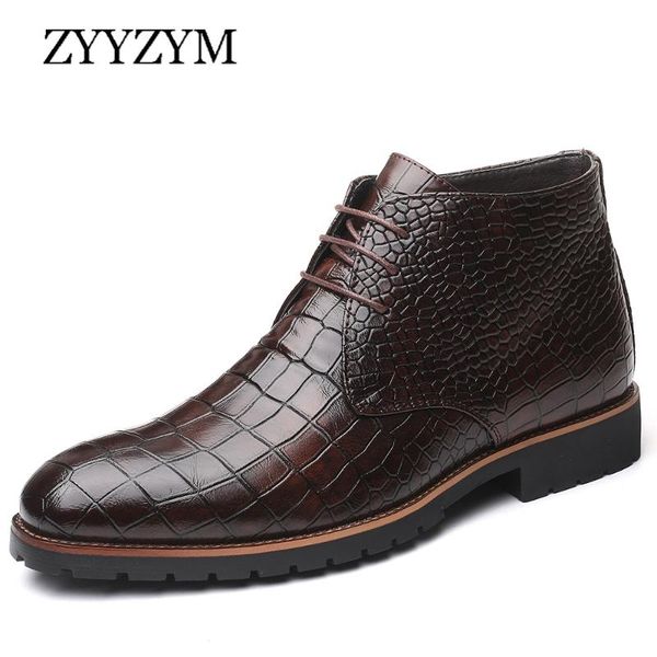 zyyzym кожаного сапог осень зима lace-up стиль крокодил pattern high top голеностопные короткие сапоги для мужчин большого размера 38-48, Black
zyyzym кожаного сапог осень зима lace-up стиль крокодил pattern high top голеностопные короткие сапоги для мужчин большого размера 38-48, Black