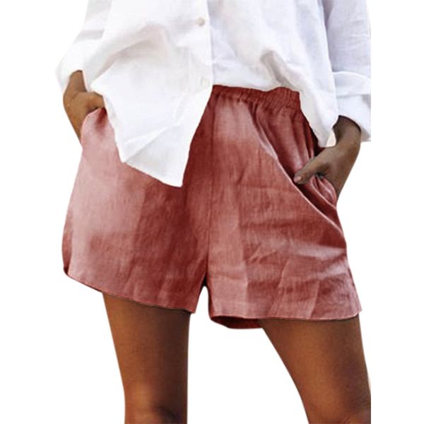 vicabo casual women short pants plus size solid color elastic high waist sports wid leg pants pockets ladies bottoms shorts, White;black
vicabo casual women short pants plus size solid color elastic high waist sports wid leg pants pockets ladies bottoms shorts, White;black
