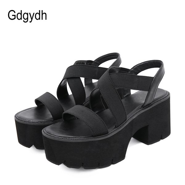 gdgydh 2020 summer women gladiator sandals thick platform high heels comfortable female shoes elastic band black shoes drop ship
gdgydh 2020 summer women gladiator sandals thick platform high heels comfortable female shoes elastic band black shoes drop ship