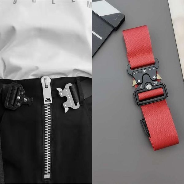 outdoor alyx belt mens military multifunctional training strap ceintures hip pop men off belt ow, Black;brown
outdoor alyx belt mens military multifunctional training strap ceintures hip pop men off belt ow, Black;brown
