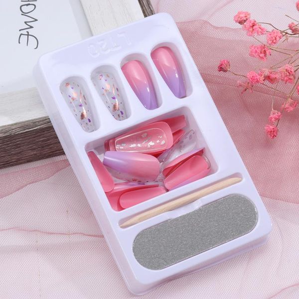 24 pcs rainbow ballerina full nail art tips uv gel coffin fake nails european colorful beauty artificial false nails extension, Red;gold
24 pcs rainbow ballerina full nail art tips uv gel coffin fake nails european colorful beauty artificial false nails extension, Red;gold