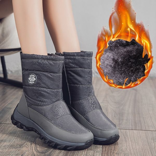 2020 winter women's snow boots warm plus velvet large size ladies shoes thick cotton waterproof footwear with zipper platform, Black
2020 winter women's snow boots warm plus velvet large size ladies shoes thick cotton waterproof footwear with zipper platform, Black