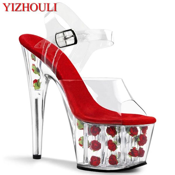sandals summer 17cm stiletto heels for ladies, romanesque party sandals, pole dancing rose platform, Black
sandals summer 17cm stiletto heels for ladies, romanesque party sandals, pole dancing rose platform, Black