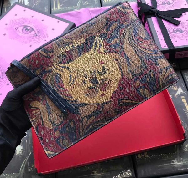 clutch bag blue graffiti golden cat designer for men and women real leather business card holders wallet with box w30*h20
clutch bag blue graffiti golden cat designer for men and women real leather business card holders wallet with box w30*h20
