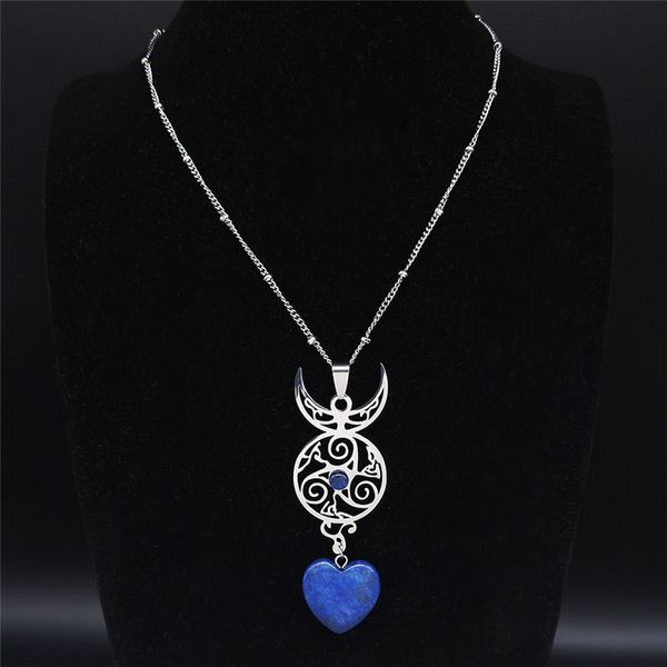 2020 witchcraft moon natural stone stainless steel necklace for women irish knot silver color necklace jewelry collane n4268s02
2020 witchcraft moon natural stone stainless steel necklace for women irish knot silver color necklace jewelry collane n4268s02