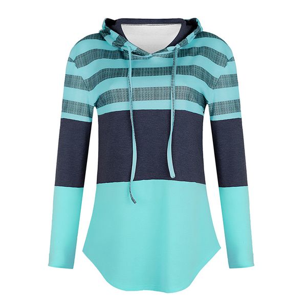 women designer loose striped print long sleeve hooded t shirt hoodie sweater fall style fashion casual sports s-2xl e81804, Black
women designer loose striped print long sleeve hooded t shirt hoodie sweater fall style fashion casual sports s-2xl e81804, Black