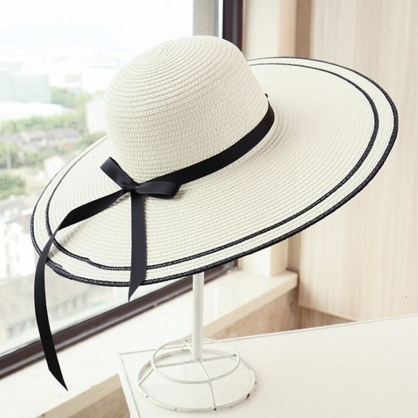 dongyun020 female raffia wide brim straw hats summer women sun hats ribbon bowknot beach hats panama flat gorras, Yellow
dongyun020 female raffia wide brim straw hats summer women sun hats ribbon bowknot beach hats panama flat gorras, Yellow