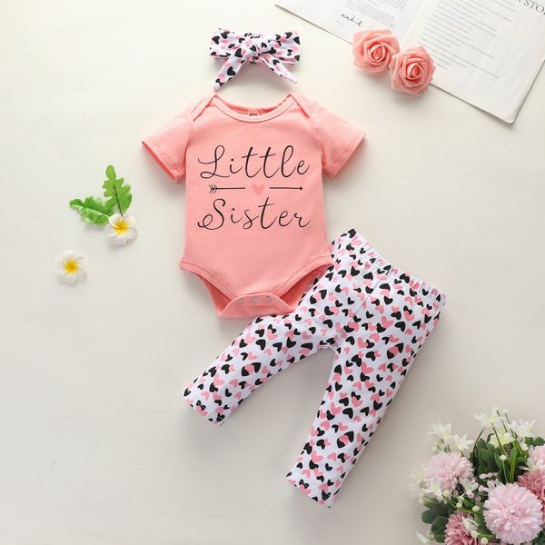 summer newborn clothing baby girl letters jumpsuit love print pants headband 3pcs clothes set infant casual romper outfit hot, White
summer newborn clothing baby girl letters jumpsuit love print pants headband 3pcs clothes set infant casual romper outfit hot, White