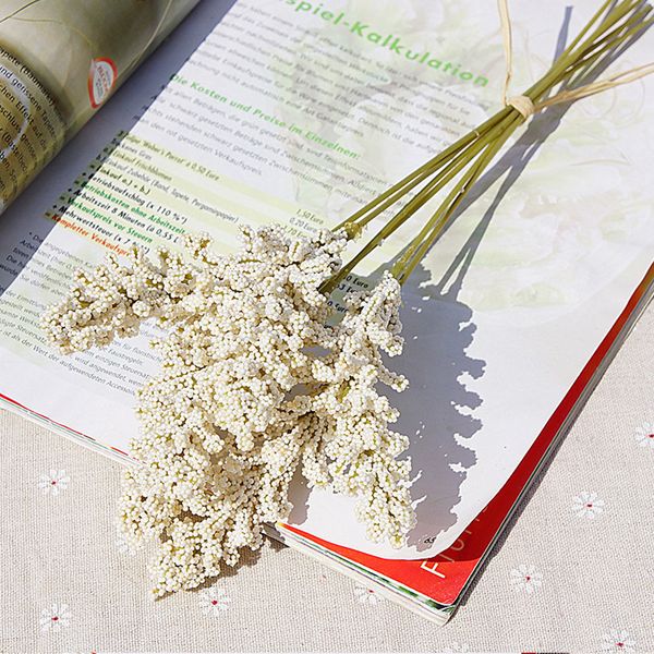 6pcs/bouquet gifts artificial flowers vanilla spike home decoration wedding mini 
6pcs/bouquet gifts artificial flowers vanilla spike home decoration wedding mini