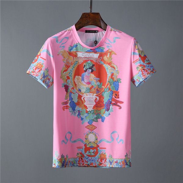Fashionable European and American designer men's T-shirt brand clothing European and American world high-quality printing is perfect 
Fashionable European and American designer men's T-shirt brand clothing European and American world high-quality printing is perfect