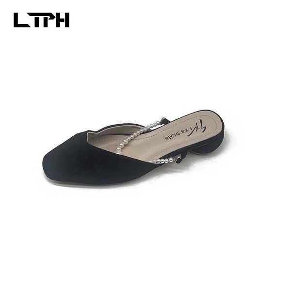 ltph 2020 summer new arrival korean version wild fairy women sandals flat with string bead ins solid color flock party shoes, Black
ltph 2020 summer new arrival korean version wild fairy women sandals flat with string bead ins solid color flock party shoes, Black