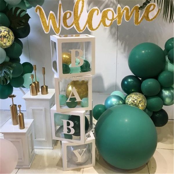 4pc/set alphabet transparent packing box latex balloon love wedding balloon box anniversary birthday party decor baby shower
4pc/set alphabet transparent packing box latex balloon love wedding balloon box anniversary birthday party decor baby shower