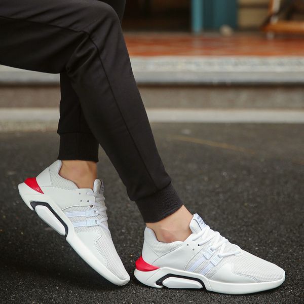 new men's tennis shoes shoes breathable running sneakers men's casual platform sneakers men sport men walking, Black
new men's tennis shoes shoes breathable running sneakers men's casual platform sneakers men sport men walking, Black