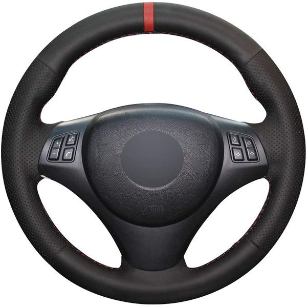 diy customized steering wheel cover for bmw 1 series m3 2008-13 e81 e82 e87 e88black breathable interior accessories (leather+red mark)
diy customized steering wheel cover for bmw 1 series m3 2008-13 e81 e82 e87 e88black breathable interior accessories (leather+red mark)