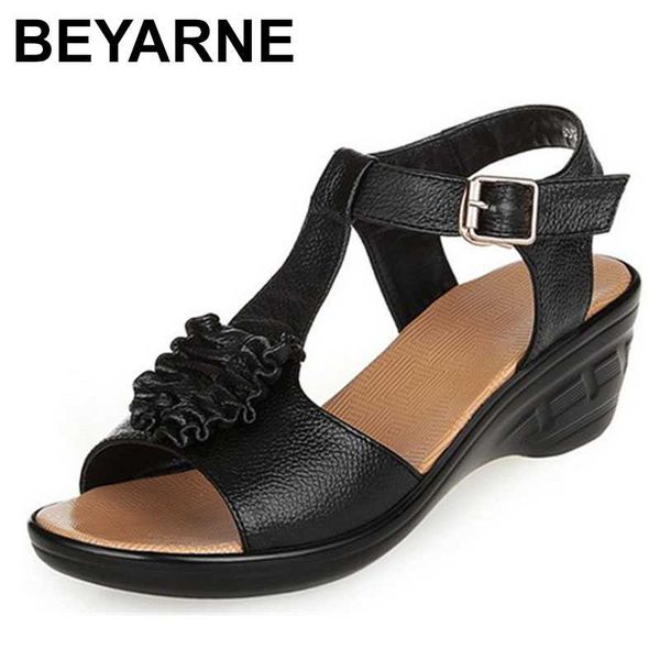 beyarne brand sandals shoes woman summer sandals 2020 new cowhide soft bottom comfort thick heel shoe women plus size, Black
beyarne brand sandals shoes woman summer sandals 2020 new cowhide soft bottom comfort thick heel shoe women plus size, Black