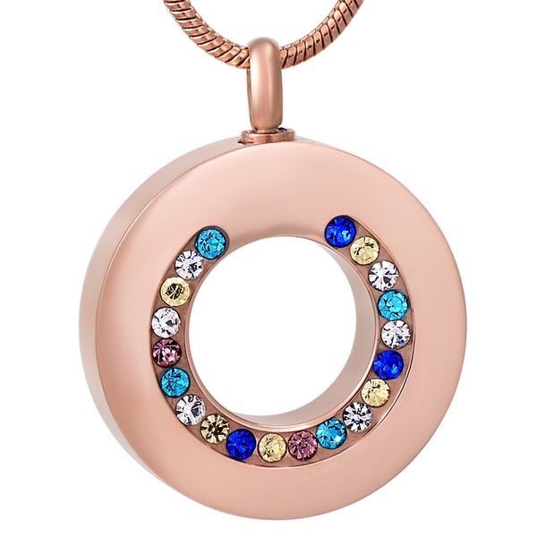 ijd8195 stainless steel crystal coaxial circle cremation memorial necklace for ashes urn keepsake souvenir pendant jewelry, Silver
ijd8195 stainless steel crystal coaxial circle cremation memorial necklace for ashes urn keepsake souvenir pendant jewelry, Silver