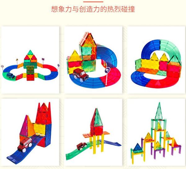 29-105pcs diy магнитный конструктор трек трафика большие кирпичи magnetic строительные блоки конструктора set магнит игрушки для малыша
29-105pcs diy магнитный конструктор трек трафика большие кирпичи magnetic строительные блоки конструктора set магнит игрушки для малыша