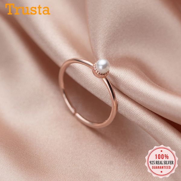 trustdavis genuine 925 sterling silver fashion sweet small pearl adjustable rings for trend women wedding s925 ring gift da978, Golden;silver
trustdavis genuine 925 sterling silver fashion sweet small pearl adjustable rings for trend women wedding s925 ring gift da978, Golden;silver