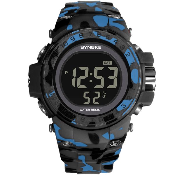men's multi-functional sports watch camouflage army running seconds timing outdoor luminous student electronic watch, Slivery;brown
men's multi-functional sports watch camouflage army running seconds timing outdoor luminous student electronic watch, Slivery;brown