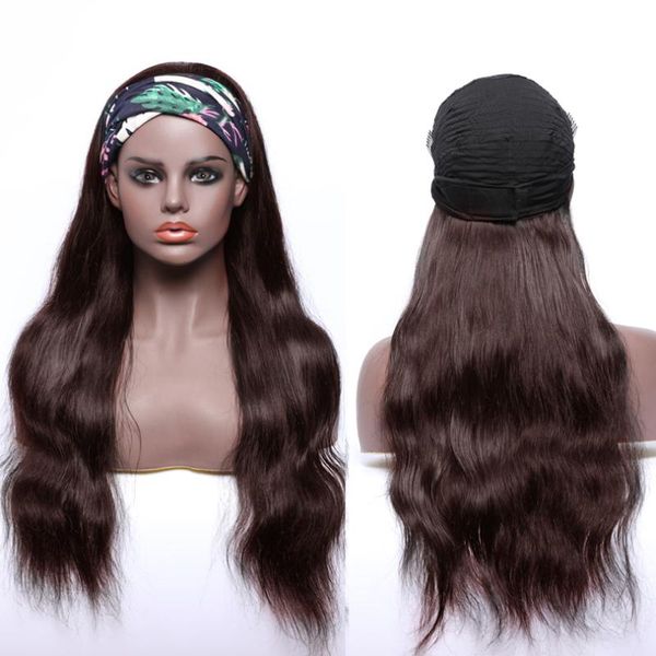 natural wavy headband human hair wig brown color brazilian remy hair 5x5 silk base scalp wig for women natural color 1#2#4#, Black;brown
natural wavy headband human hair wig brown color brazilian remy hair 5x5 silk base scalp wig for women natural color 1#2#4#, Black;brown