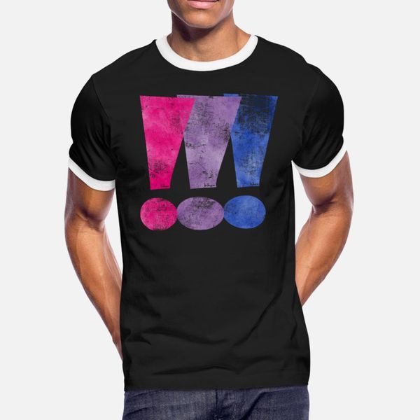 bisexual pride exclamation points t shirt men personalized 100% cotton crew neck basic solid fitness breathable spring autumn normal shirt
bisexual pride exclamation points t shirt men personalized 100% cotton crew neck basic solid fitness breathable spring autumn normal shirt