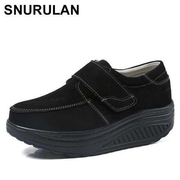 snurulan women autumn platform sneakers shoes plus size 44 45 cow suede slip on flats casual shoes wedges creepers moccasins, Black
snurulan women autumn platform sneakers shoes plus size 44 45 cow suede slip on flats casual shoes wedges creepers moccasins, Black