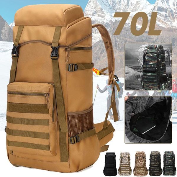 outdoor bags 70l waterproof camo tactical backpack army hiking camping travel rucksack sports climbing trekking bag
outdoor bags 70l waterproof camo tactical backpack army hiking camping travel rucksack sports climbing trekking bag
