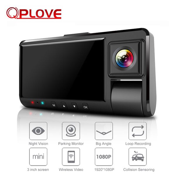 qplove dual 1080p car dvr dash camera 3 inch big screen night vision wifi watching cycling recording multi function mini camera
qplove dual 1080p car dvr dash camera 3 inch big screen night vision wifi watching cycling recording multi function mini camera