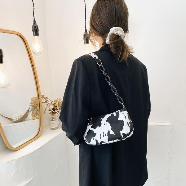 cow print pu women handbag 2020 street underarm shoulder bag tote acrylic chain subaxillary bags daily shopping accessories
cow print pu women handbag 2020 street underarm shoulder bag tote acrylic chain subaxillary bags daily shopping accessories