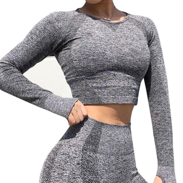 rush salelong sleeve thumbhole sports crop high rise waistband for comfortable range of motion wholesale quick delivery csv, White;black
rush salelong sleeve thumbhole sports crop high rise waistband for comfortable range of motion wholesale quick delivery csv, White;black