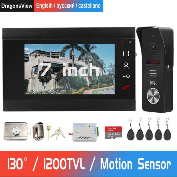 video door phones intercom doorbell 1200tvl camera support wired remote unlock for home security access control system kit
video door phones intercom doorbell 1200tvl camera support wired remote unlock for home security access control system kit