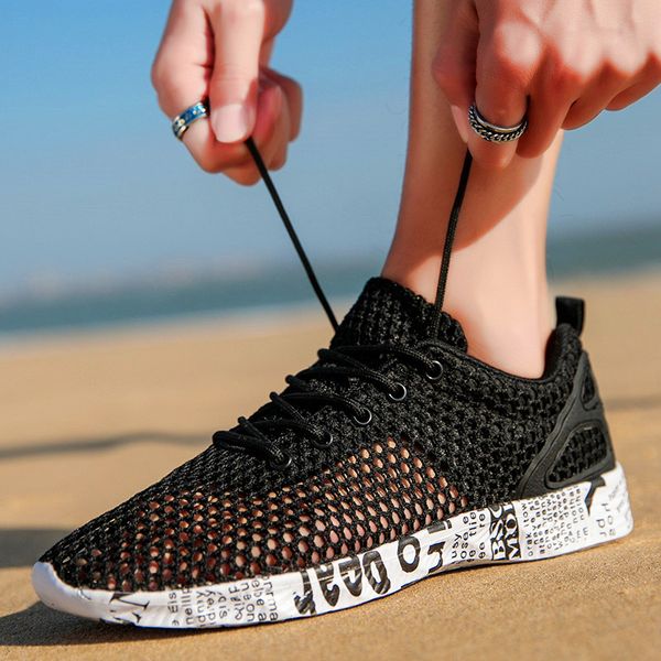 outdoor leisure sneakers mesh breathable casual sports shoes large size lightweight comfortable men's shoes men fashion sneakers, Black
outdoor leisure sneakers mesh breathable casual sports shoes large size lightweight comfortable men's shoes men fashion sneakers, Black