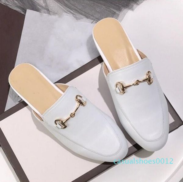 2019 luxurious brand mules princetown genuine leather slippers loafers flats designers women metal chain ladies casual shoes size35-41 c12, Black
2019 luxurious brand mules princetown genuine leather slippers loafers flats designers women metal chain ladies casual shoes size35-41 c12, Black