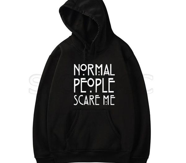 normal people scare me women men hoodies hip hop sweatshirt american horror story print tracksuit autumn winter outwear hooded c19040401, Black
normal people scare me women men hoodies hip hop sweatshirt american horror story print tracksuit autumn winter outwear hooded c19040401, Black