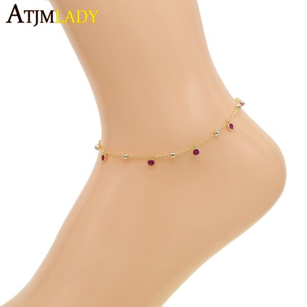925 sterling silver cubic zirconia cz charm drop delicate chain 21+5cm simple bezel cz charm women delicate gold color anklet, Red;blue
925 sterling silver cubic zirconia cz charm drop delicate chain 21+5cm simple bezel cz charm women delicate gold color anklet, Red;blue
