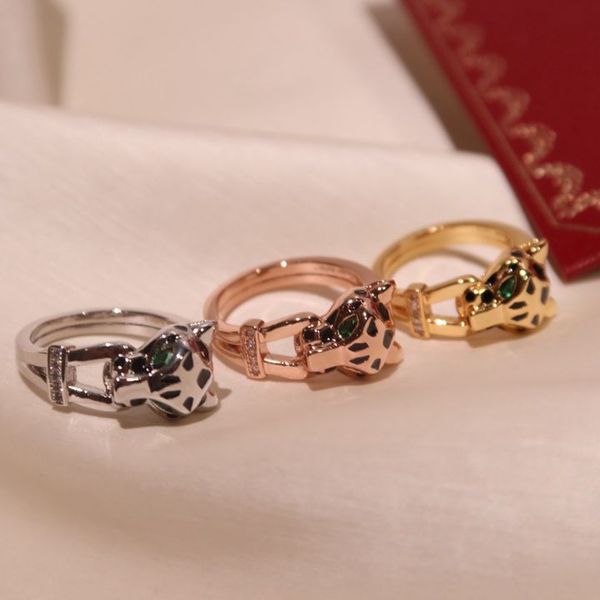 luxury designer fashion 925 sterling silver green eyes leopard ring animal zircon 18k gold plated panther jewelry for women or men, Golden;silver
luxury designer fashion 925 sterling silver green eyes leopard ring animal zircon 18k gold plated panther jewelry for women or men, Golden;silver