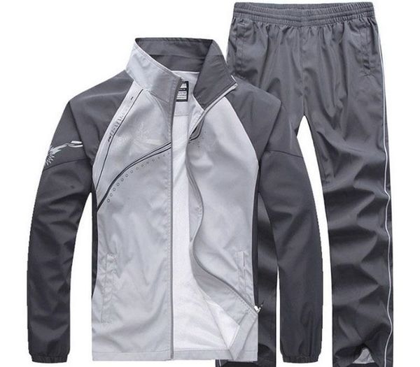 men's tracksuits patchwork sportswear coats jackets+pants sets mens hoodies and sweatshirts outwear suits fz2893, Gray
men's tracksuits patchwork sportswear coats jackets+pants sets mens hoodies and sweatshirts outwear suits fz2893, Gray