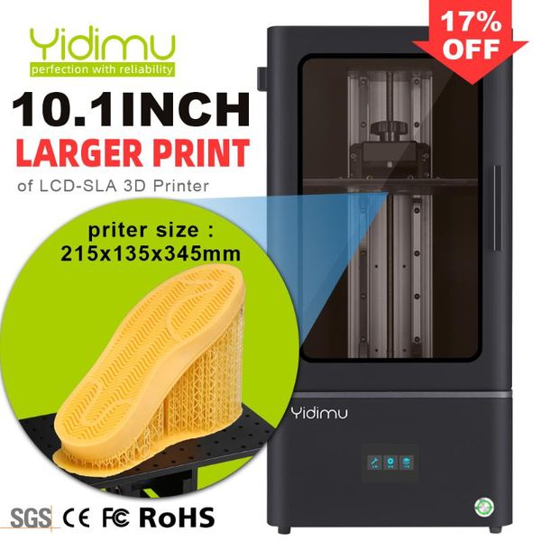 yidimu 2k resin large 3d printer shoe soles large volume 10.1inch 3d printers machine shoes pn uv printing drucker
yidimu 2k resin large 3d printer shoe soles large volume 10.1inch 3d printers machine shoes pn uv printing drucker