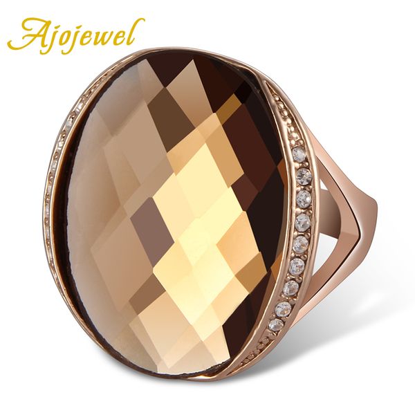 ajojewel brand large crystal luxurious ring for women men simple golden jewelry green/champagne colors, Golden;silver
ajojewel brand large crystal luxurious ring for women men simple golden jewelry green/champagne colors, Golden;silver