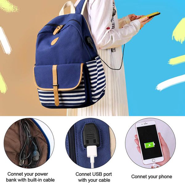 fashion cute school backpack for women teen girls bookpack with usb charging port and backpack cover lightweight canvas outdoor backpack
fashion cute school backpack for women teen girls bookpack with usb charging port and backpack cover lightweight canvas outdoor backpack