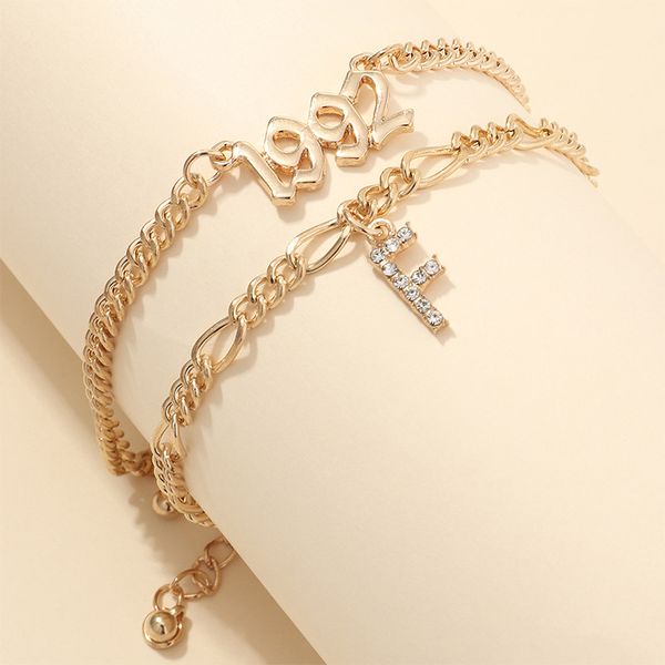 s01779 fashion jewelry double layer bracelet anklet set letters pendant chains anklets, Red;blue
s01779 fashion jewelry double layer bracelet anklet set letters pendant chains anklets, Red;blue
