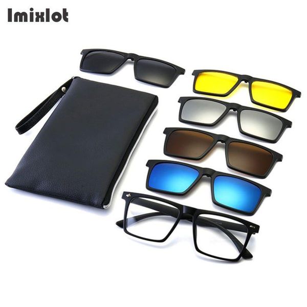 imixlot 1 set classic polarized clip on sunglasses men women magnetic sunglasses eyewear optical night vision glasses frame, White;black
imixlot 1 set classic polarized clip on sunglasses men women magnetic sunglasses eyewear optical night vision glasses frame, White;black